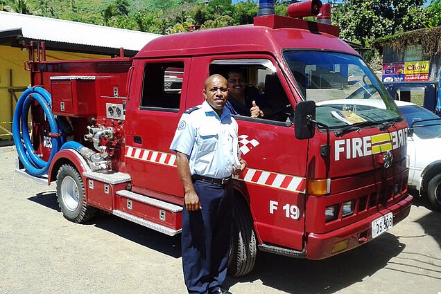 Firetruck in Savusavu