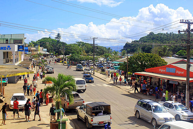 Streets of Savusavu town