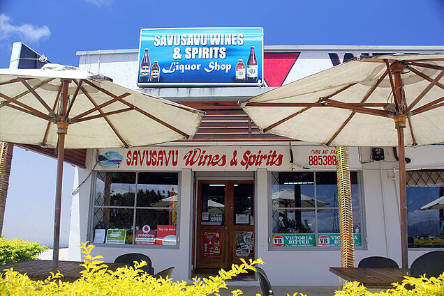 Liquor shop in Savusavu